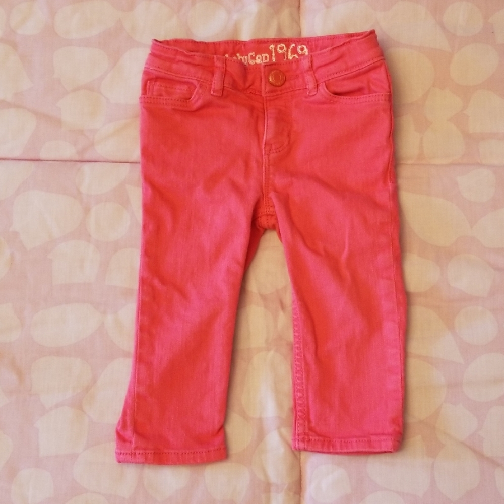 GAP Baby Girl Pink & Gray Jeans Bundle - Picture 5 of 8